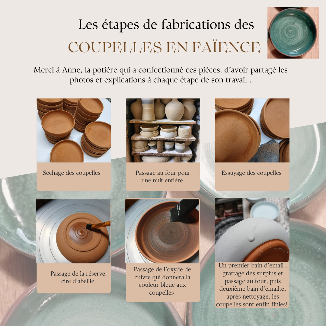 Steingut Aperitifschalen