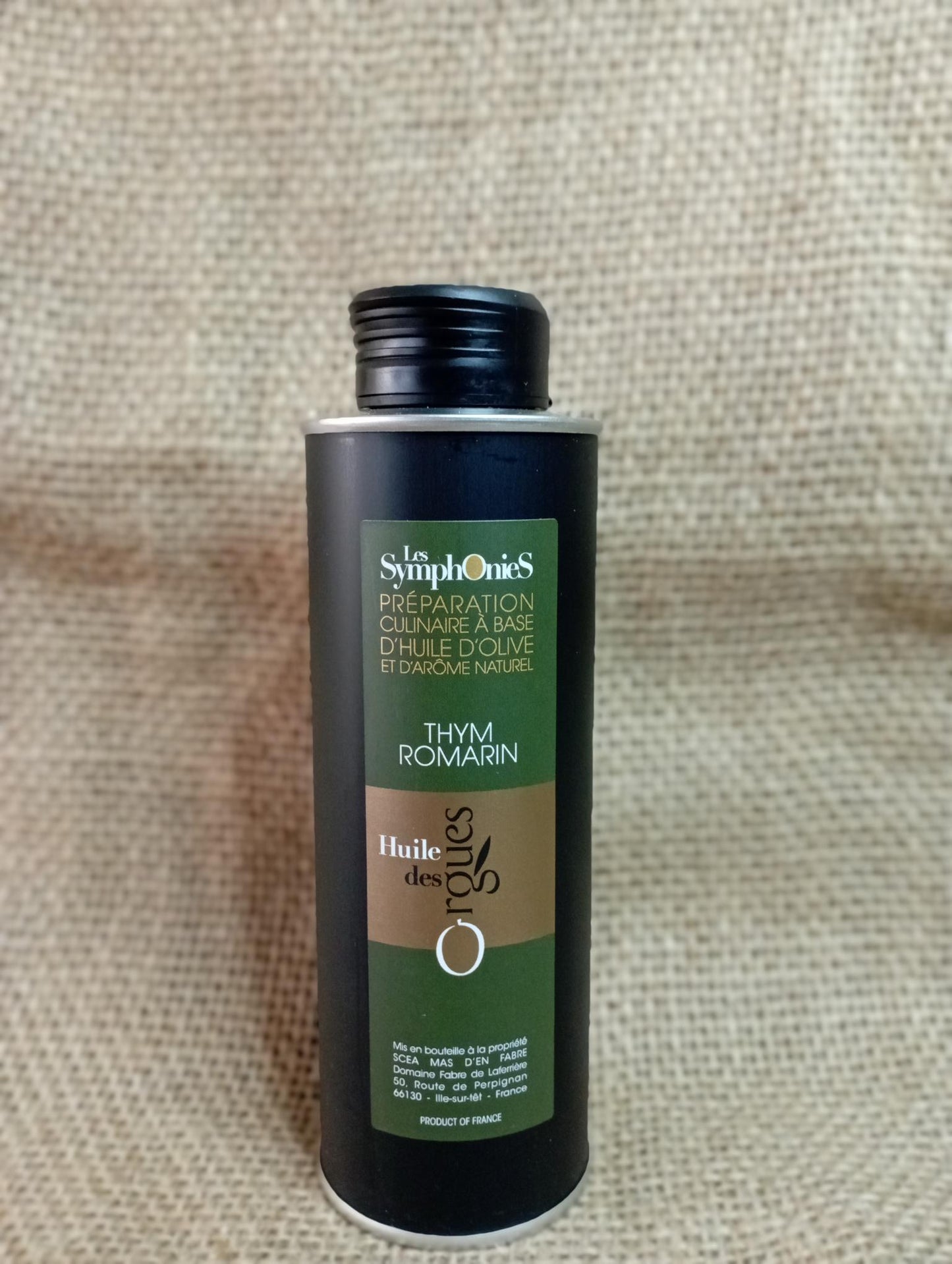 Olivenöl mit Natürliches Aroma Thymian- Rosmarin