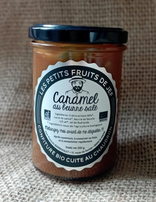 Caramel au beurre salé bio