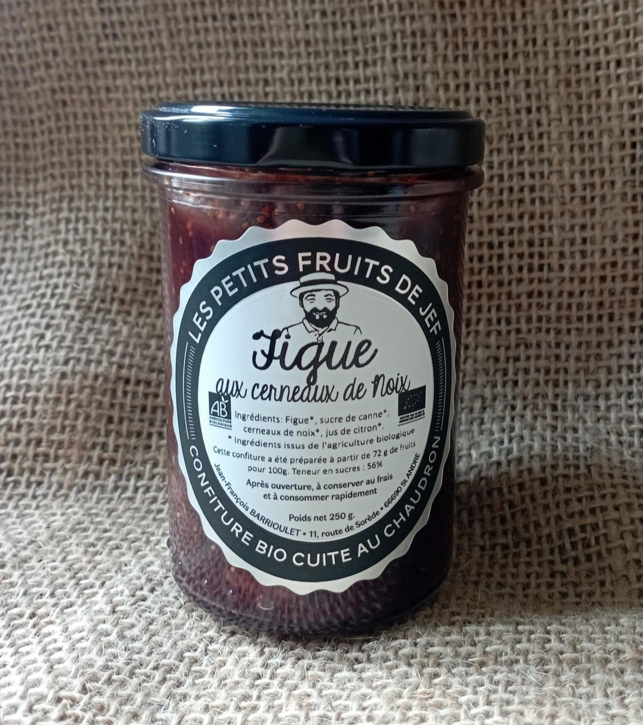 Organic Figs and nuts jam