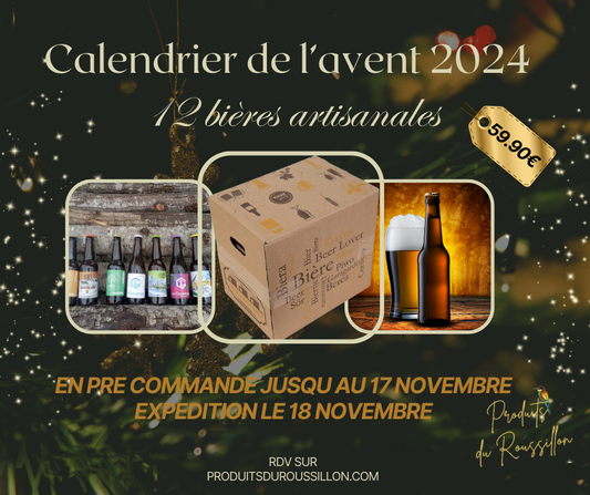 CALENDRIER DE L'AVENT - 12 BIERES ARTISANALES