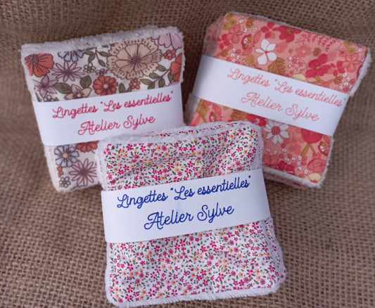 Washable makeup remover wipes