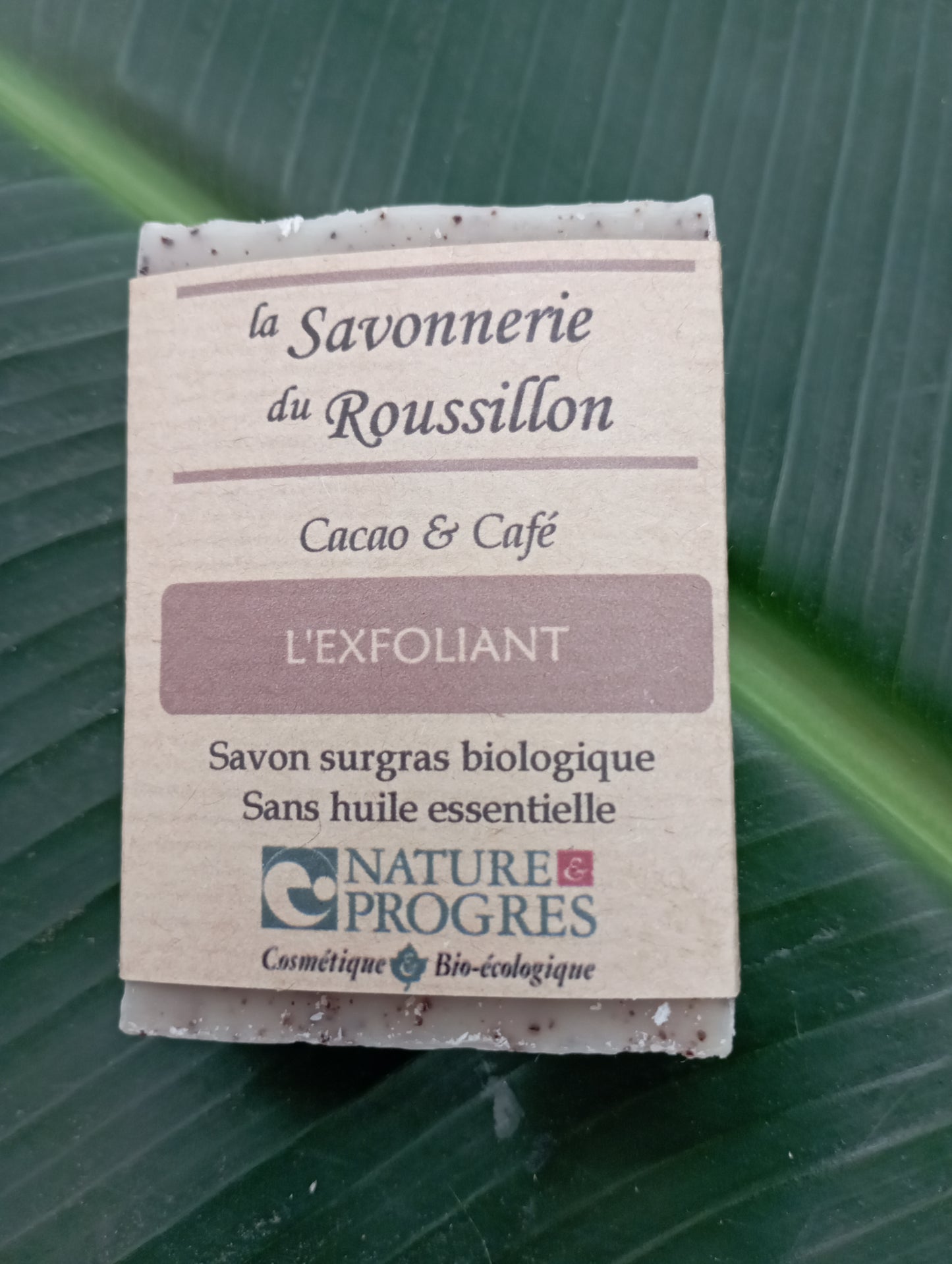 Savon exfoliant bio