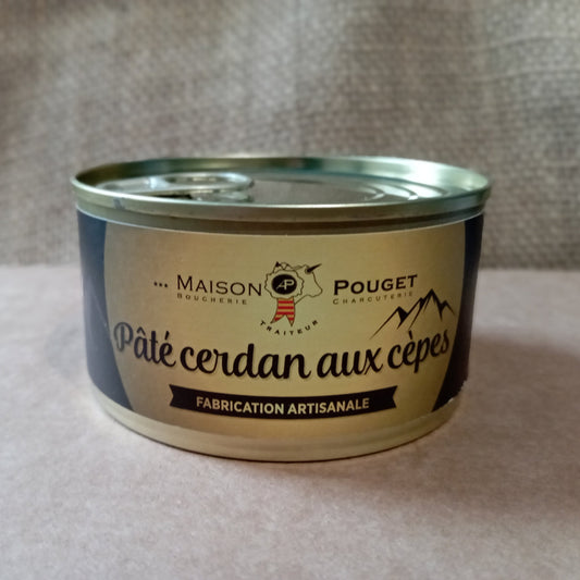 Pâté cerdan aux cèpes