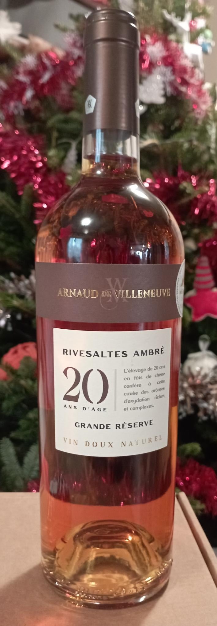 Rivesaltes ambré 20 ans d'âge